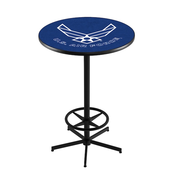 42" Black U.S. Air Force Pub Table